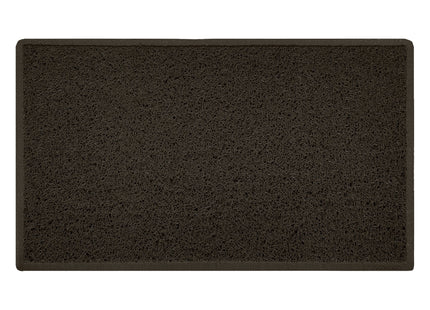 Embossed Spaghetti Outdoor Doormat - Brown