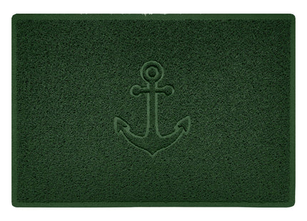 "Anchors Away" Grey Spaghetti Door Mat
