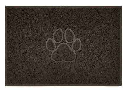Embossed Spaghetti Outdoor Doormat - Brown