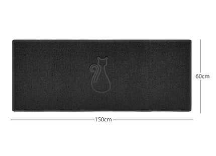 "Cat" Embossed Loofah Textured Spaghetti Door Mat