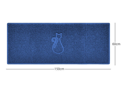 "Cat" Embossed Loofah Textured Spaghetti Door Mat
