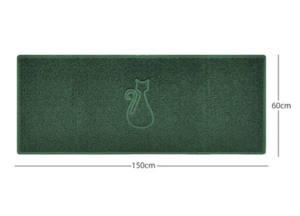 "Cat" Embossed Loofah Textured Spaghetti Door Mat