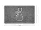 Grey / 75cm x 44cm / Yes (Suitable for Indoors)