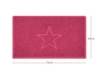 Pink / 75cm x 44cm / Yes (Suitable for Indoors)