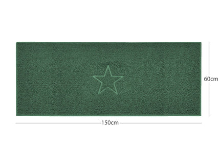 "Star" Embossed Loofah Textured Spaghetti Doormat