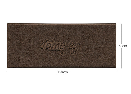 "Come In" Grey Spaghetti Door Mat