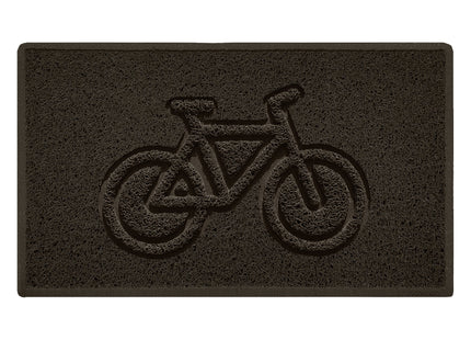 Embossed Spaghetti Outdoor Doormat - Brown