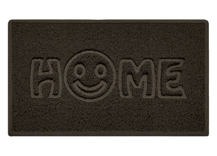 Embossed Spaghetti Outdoor Doormat - Brown