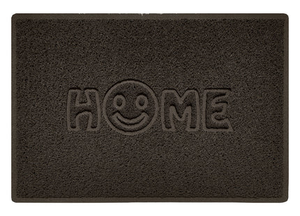 Embossed Spaghetti Outdoor Doormat - Brown