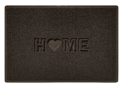 Embossed Spaghetti Outdoor Doormat - Brown
