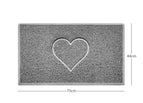 Grey / 75cm x 44cm / Yes (Suitable for Indoors)