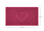 Pink / 75cm x 44cm / Yes (Suitable for Indoors)