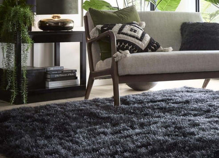 Extravagance Dark Grey Shaggy Rug