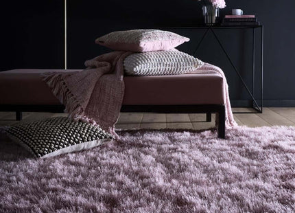 Extravagance Rose Shaggy Rug