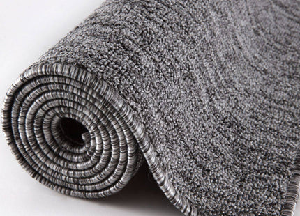 Flex Grey Low Pile Solid Rug