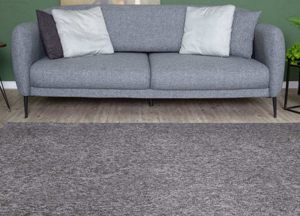 Flex Grey Low Pile Solid Rug