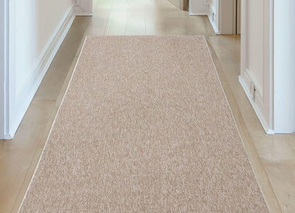 Flex Beige Low Pile Solid Rug