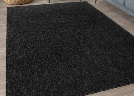 Flex Dark Grey Low Pile Solid  Rug