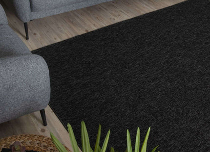 Flex Dark Grey Low Pile Solid  Rug