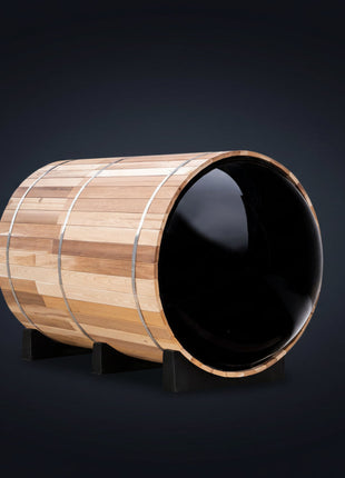 Fonteyn Barrel Sauna Red Cedar Panorama 1800–2400