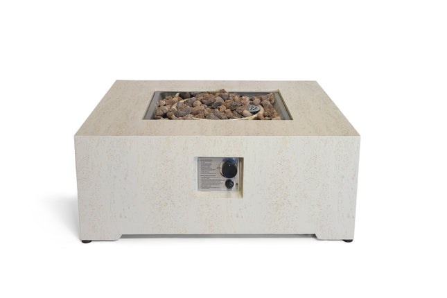 Happy Cocooning Estate Square 88 Gas Fire Pit Table