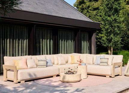 Happy Cocooning Estate Round 76 Gas Fire Pit Table
