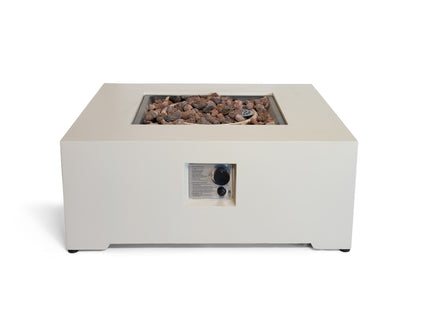 Happy Cocooning Estate Square 88 Gas Fire Pit Table