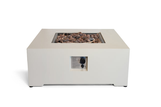 Happy Cocooning Estate Square 88 Gas Fire Pit Table