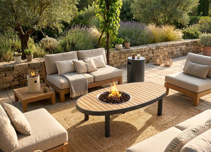 Happy Cocooning Riviera 140 Gas Fire Pit Table