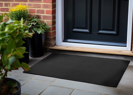 Hexagon Pattern Heavy Duty Rubber Door Mat