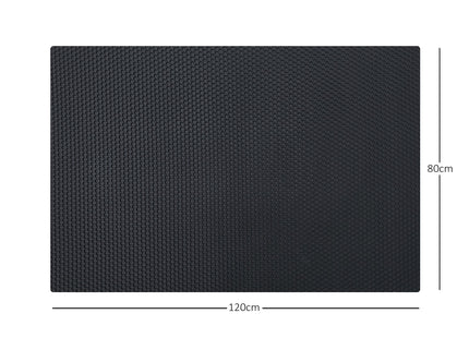 Hexagon Pattern Heavy Duty Rubber Door Mat