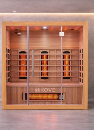 KOVE Full Spectrum Infrared Sauna – 3 Person