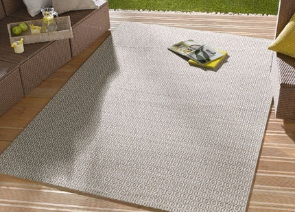 Indoor Outdoor Coin Rug – Geometric Design