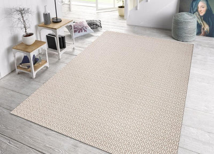 Indoor Outdoor Coin Rug – Geometric Design