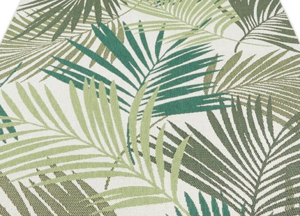 Indoor Outdoor Vai Green Rug – Floral Design