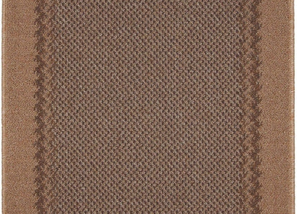 Washable Bordered Beige Rug  | 116B