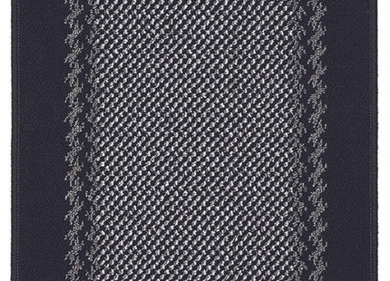 Washable Bordered Black Rug  | 116Bl