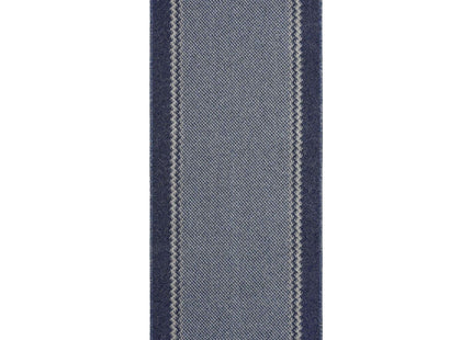 Washable Bordered Blue Rug  | 116Blu