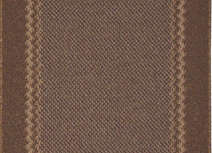 Washable Bordered Brown Rug | 116Br