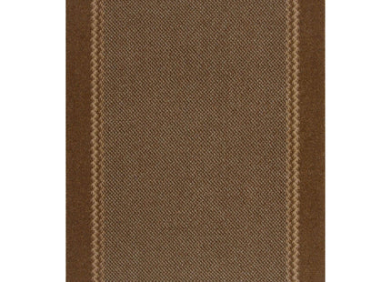Washable Bordered Brown Rug | 116Br