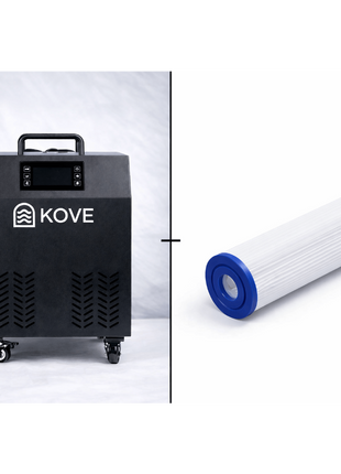 KOVE Elite Ice Bath 20 Micron Filter Cartridges – Pack of 5