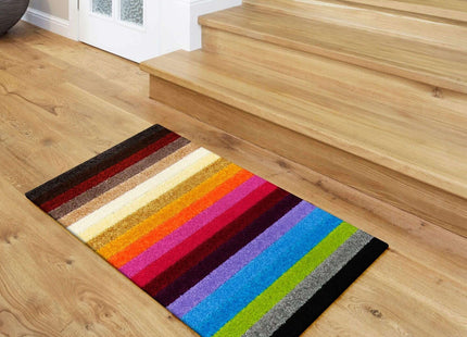 Alya Striped Multicolour Rugs | 117M