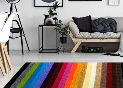 Alya Striped Multicolour Rugs | 117M
