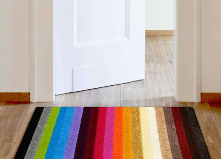 Alya Striped Multicolour Rugs | 117M