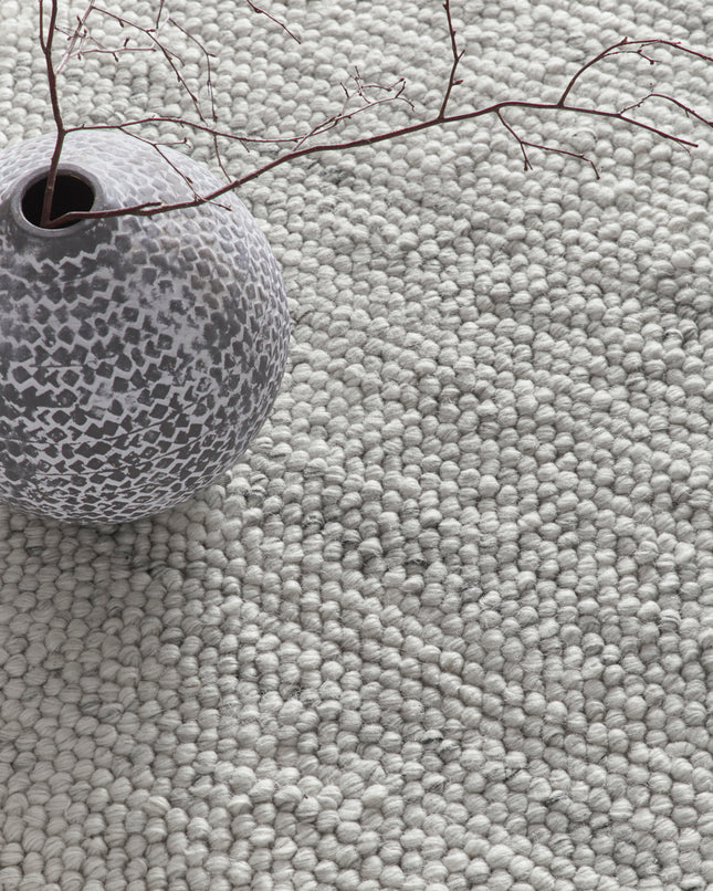 La Playa Silver Wool Rug