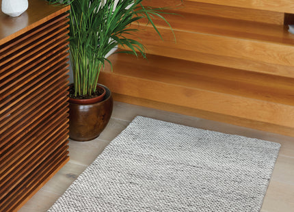 La Playa Silver Wool Rug