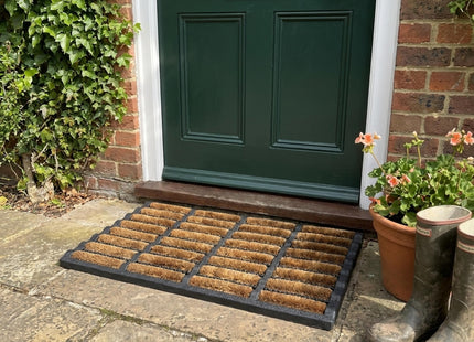 Rubber and Coir Scraper Door Mat