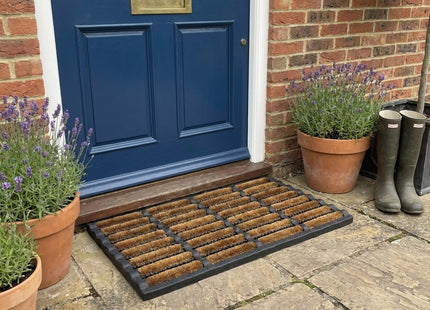 Rubber and Coir Scraper Door Mat