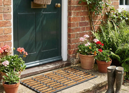 Rubber and Coir Scraper Door Mat