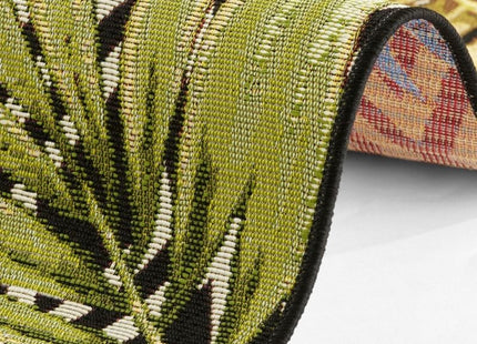 Indoor-Outdoor Leaves Rug